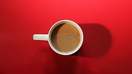 咖啡,杯,早餐