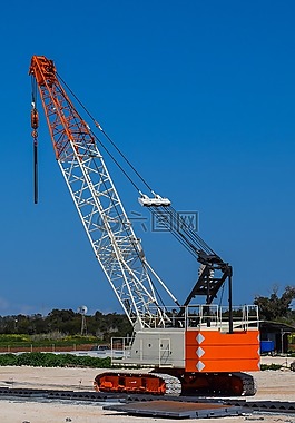 起重機,施工現(xiàn)場,建設(shè)