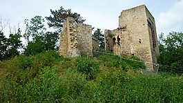 lobdeburg,burgruine,文化纪念碑