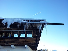 山,冬天,天空