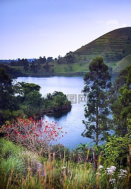 火山口湖,波特爾堡,烏干達(dá)