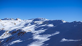 冷,景观,山