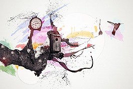 鳥,數碼創作,數字藝術