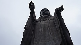 牛玖大佛,佛教僧侣冲突眼睛。,雕像