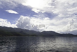 瀘沽湖,湖,晴天