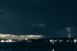 雷暴,閃電,雷聲