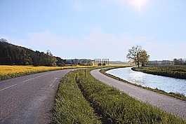 路,自行车道,nivernais 运河