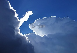 云,天空,天空云