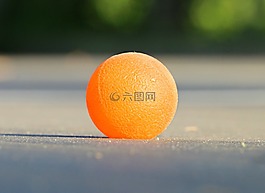 球,橙色,微笑