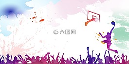 运动,篮球,彩绘