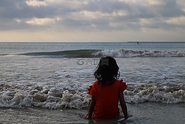 海,水,海灘