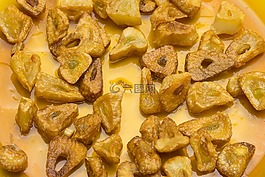 大蒜,炒,石油