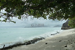 沙滩,寂寞海滩,海