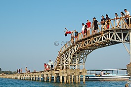 跳,夏天,樂趣