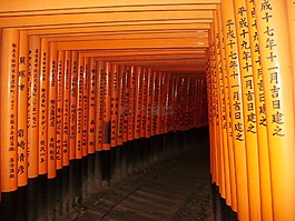日本,伊纳里,鸟居
