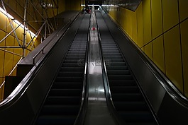 自動扶梯,長,樓梯