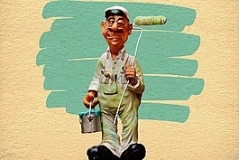 畫家,刪除,hauswand