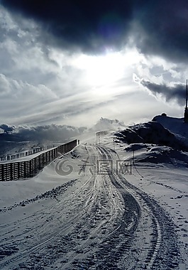 寒冬,雪,冷