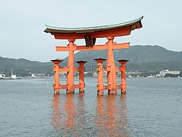 牌坊,严岛,宫岛