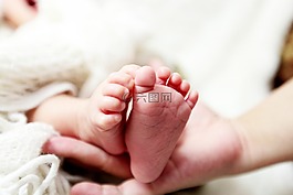 嬰兒,手,老爸