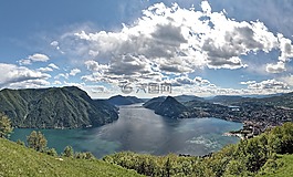 瑞士,提契諾州,lago di 盧加諾