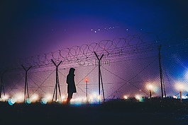 黑暗,夜,天空