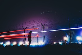 黑暗,夜,天空