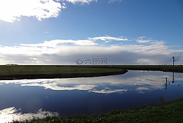 hallig 霍格,ockenswarft 的外觀,鏡像