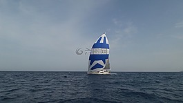 船,帆,海