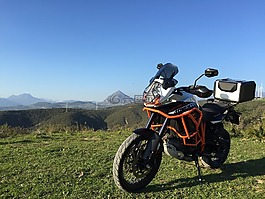 摩托車,冒險,自行車