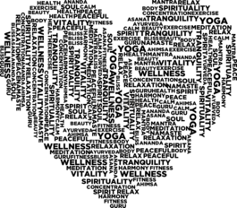 瑜伽,排版,类型