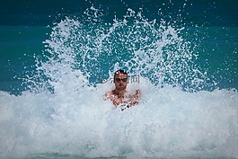 男子,海,海洋