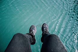 藍色,水,游泳
