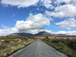 天空,路,景觀