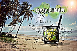 的caipirinha,鸡尾酒,喝