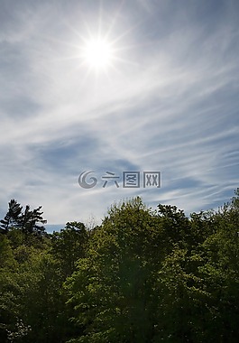 云,景觀,自然