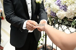 婚禮,婚姻,環(huán)