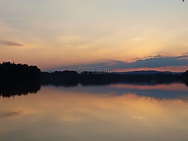 西,太陽,景觀