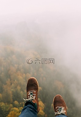 棕色,鞋,鞋類
