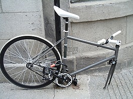 自行車(chē),骨架,沒(méi)有輪子的自行車(chē)