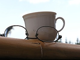 放寬,杯,眼鏡