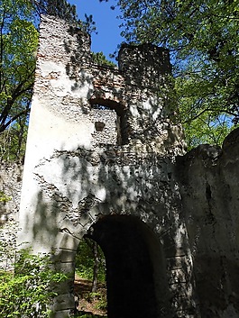 城堡,塔,廢墟