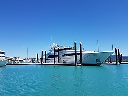 游艇,海,海洋