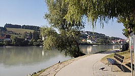 城市,河,夏季