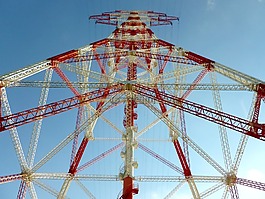 strommast,固定电话,穿越河流