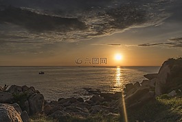 日出,海,太陽(yáng)