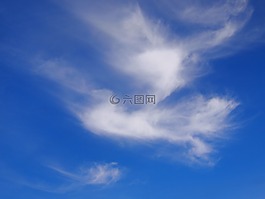 藍(lán)色的天空,云,mabori 海岸