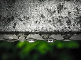 一滴水,金屬,雨