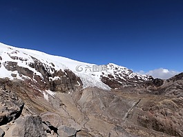 卡揚貝,冰川,山