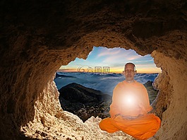 佛教,僧侶,冥想